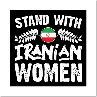 Stand with Iranian women Posters and Art